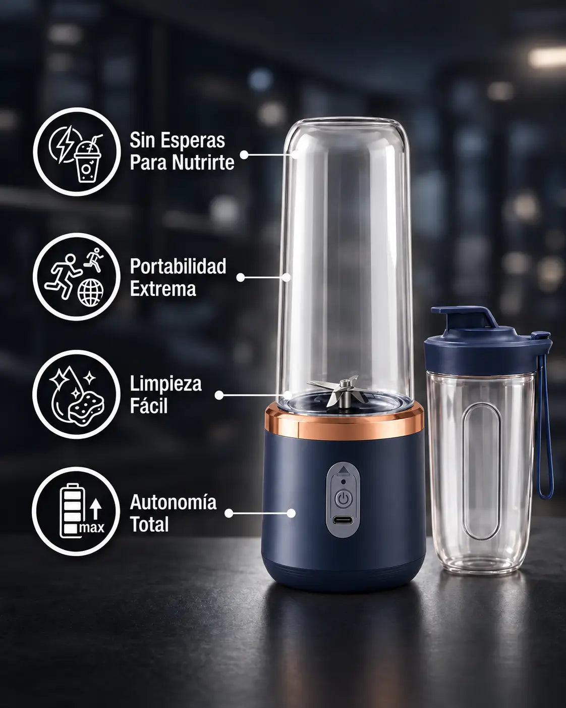Mini Licuadora Portátil