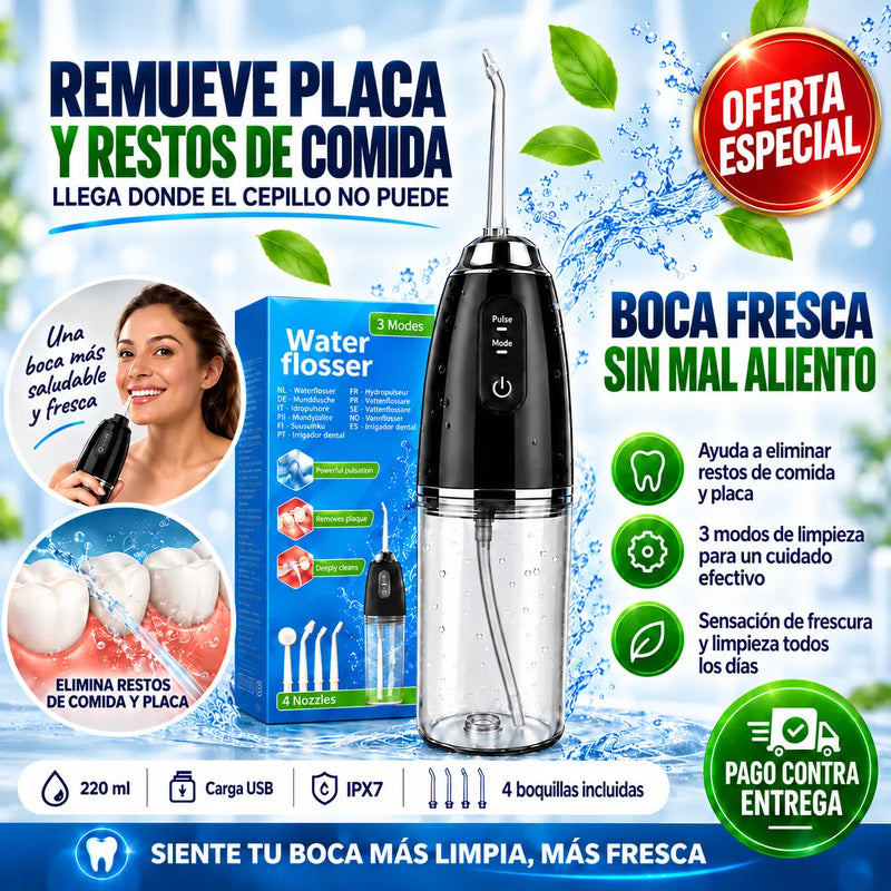 Irrigador Bucal | Tu Boca y Dientes ahora más Limpios